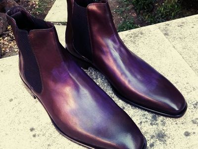 Shell cordovan leather in goergeous boots